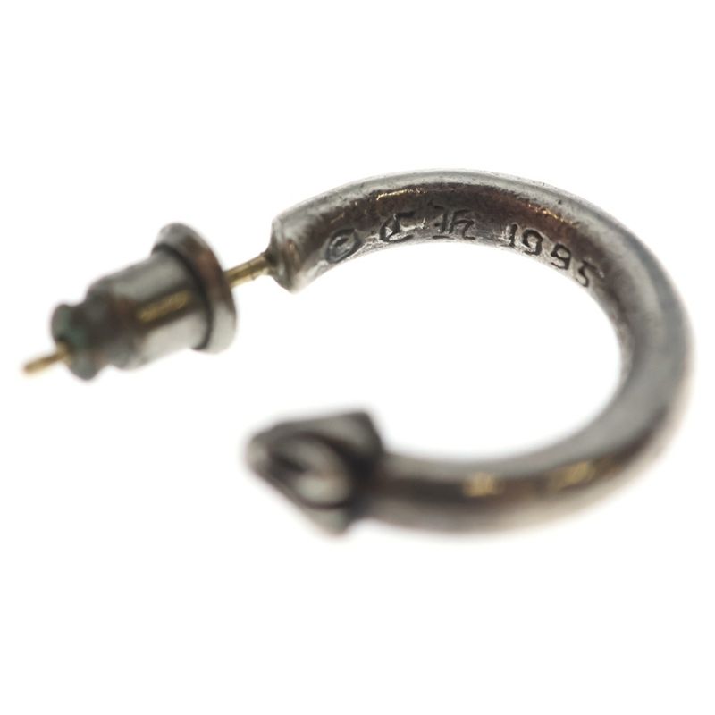 Chrome Hearts Hoop Plain Earrings Silver