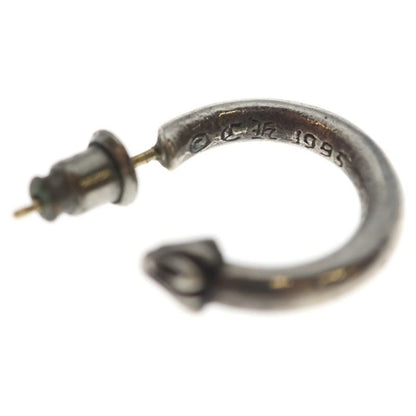 Chrome Hearts Hoop Plain Earrings Silver