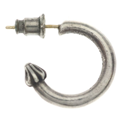 Chrome Hearts Hoop Plain Earrings Silver