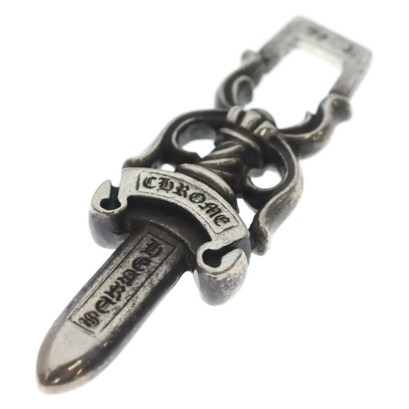 Chrome Hearts 10 Dagger Pendant Top Silver