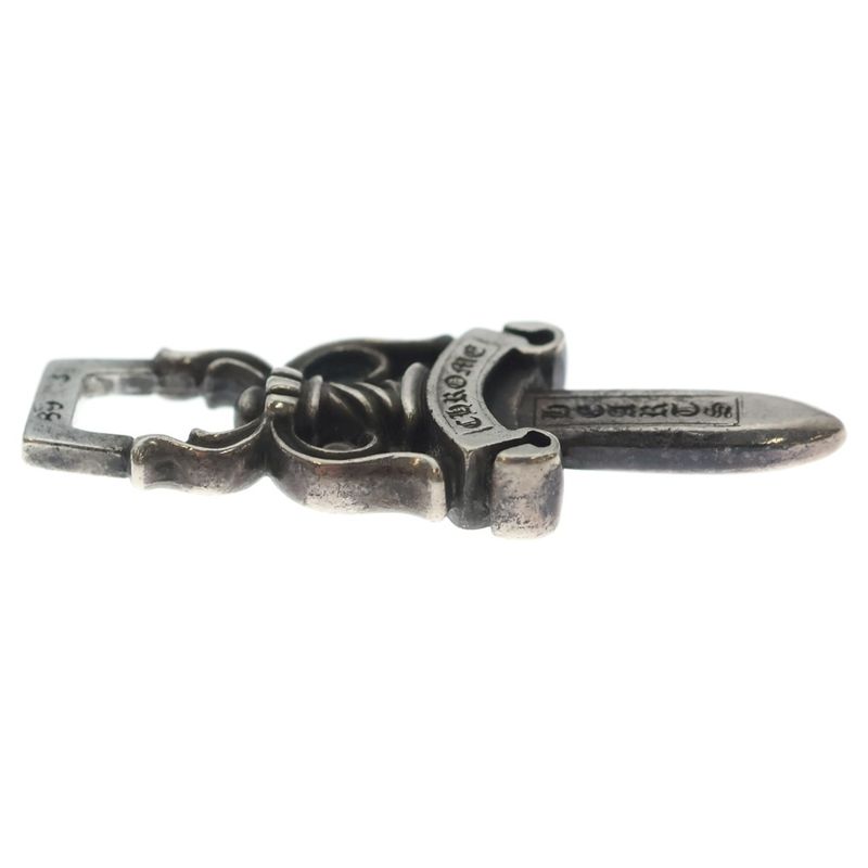 Chrome Hearts 10 Dagger Pendant Top Silver