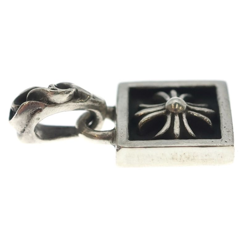 Chrome Hearts Framed CH Plus Charm Pendant Top Silver