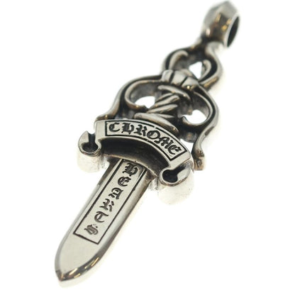 Chrome Hearts Large Dagger Pendant Top Silver