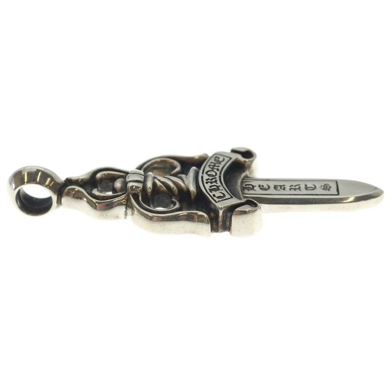 Chrome Hearts Large Dagger Pendant Top Silver