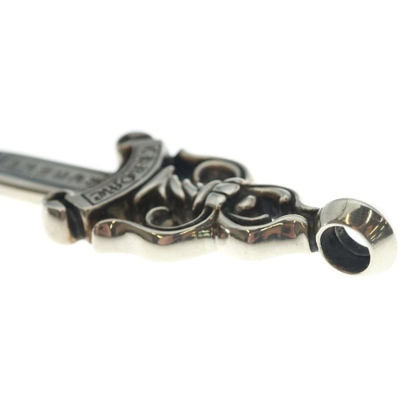 Chrome Hearts Large Dagger Pendant Top Silver