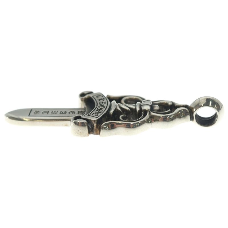 Chrome Hearts Large Dagger Pendant Top Silver