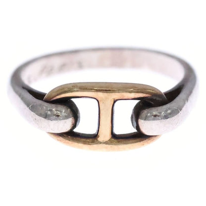 Hermes Chaine D'ancre Ring 750 925 Vintage