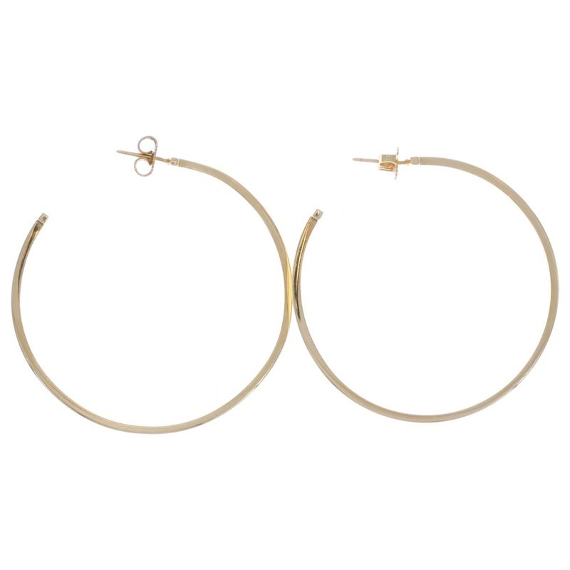 Tiffany & Co T-wire Hoop Earrings Gold 18k Yellow