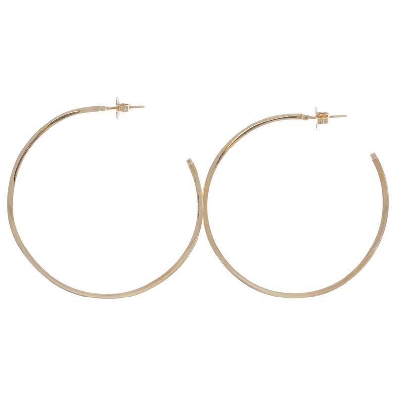 Tiffany & Co T-wire Hoop Earrings Gold 18k Yellow