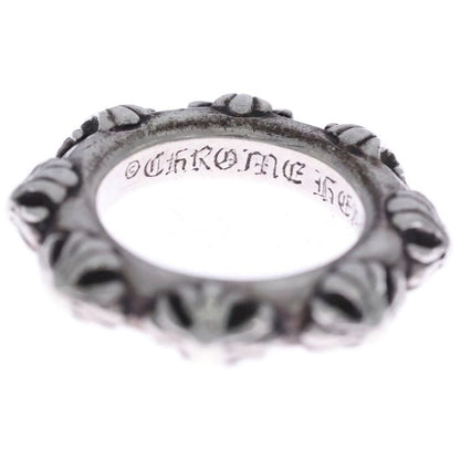 Chrome Hearts Cross Band Ring Silver