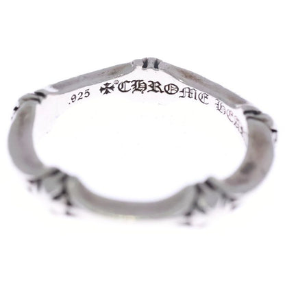 Chrome Hearts Plus and Bone Ring Silver