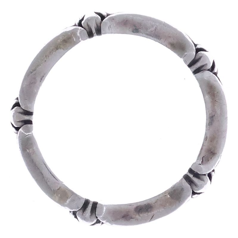 Chrome Hearts Plus and Bone Ring Silver