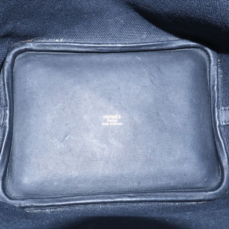 Hermes Picotin Lock PM Cargo Handbag Black Toile Elan Swift Gold