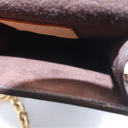 Louis Vuitton Monogram Phone Pouch Metis Mini Shoulder Bag Brown Gold