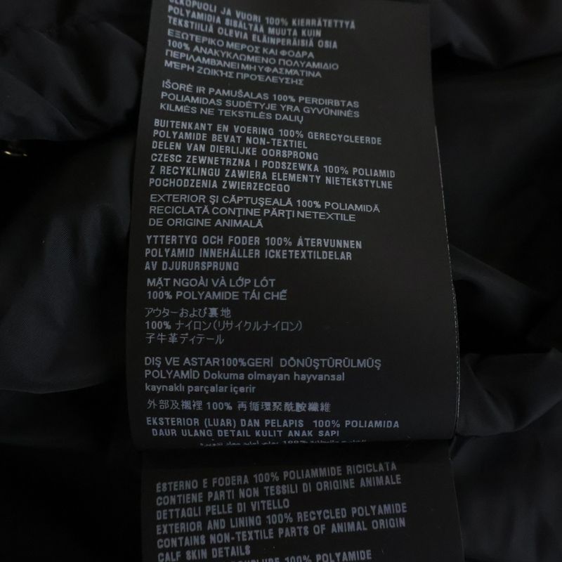 Prada Re-Nylon Jacket Triangle Logo Nylon Hoodie Black