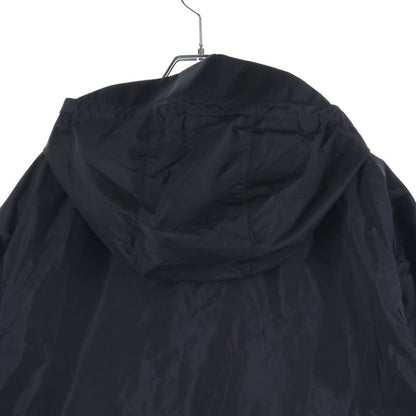 Prada Re-Nylon Jacket Triangle Logo Nylon Hoodie Black