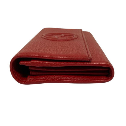 Gucci Soho Leather Wallet Red