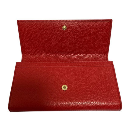 Gucci Soho Leather Wallet Red
