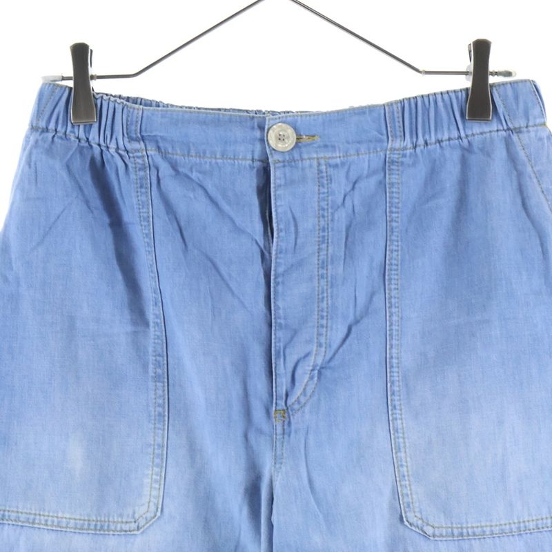 Gucci Dro Co Back Patch Cotton Pants Indigo