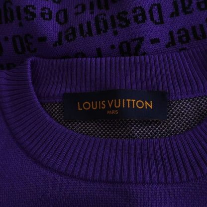 Louis Vuitton Studio Jagad Knit Purple Zll Sweater