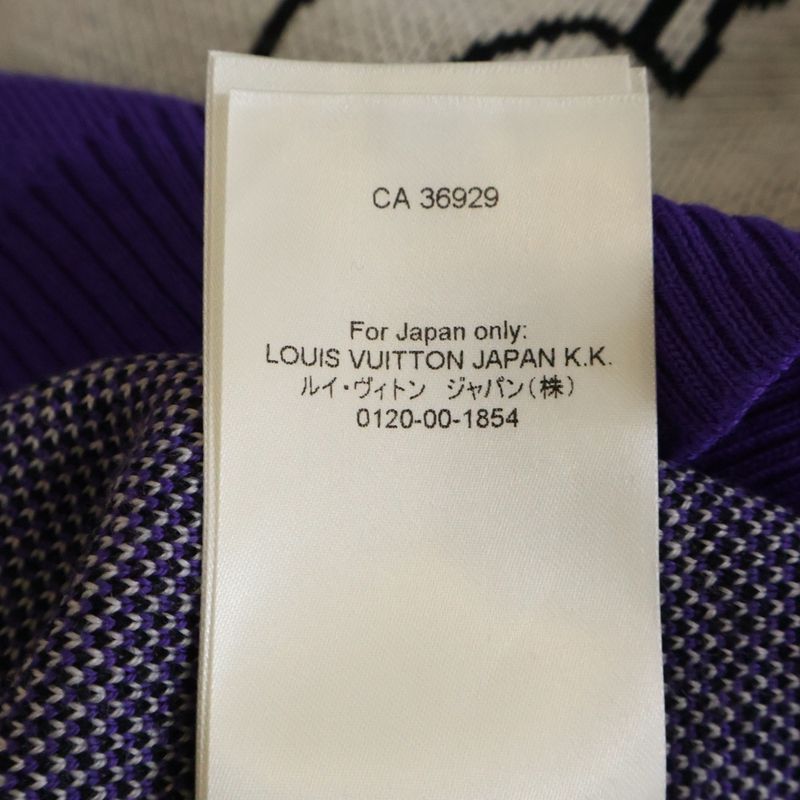 Louis Vuitton Studio Jagad Knit Purple Zll Sweater