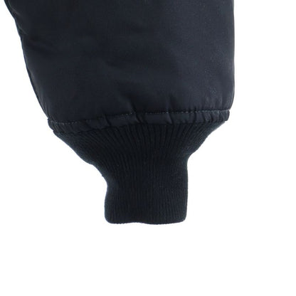 Balenciaga Hooded Bomber Jacket with Hood Fur Black