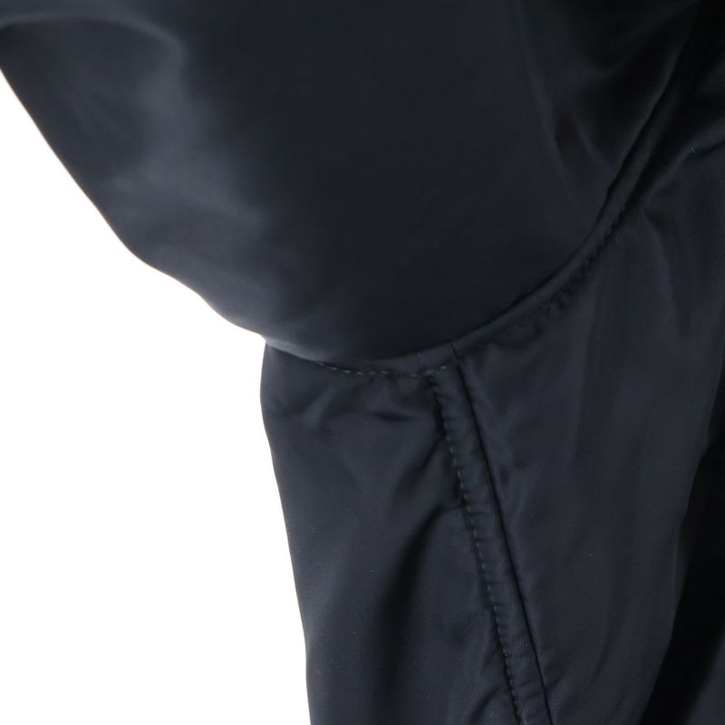 Balenciaga Hooded Bomber Jacket with Hood Fur Black