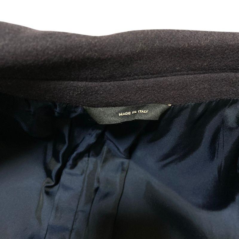 Fendi Melton Chester Coat 46 Navy