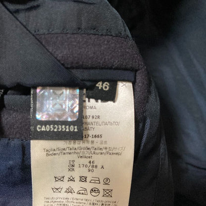 Fendi Melton Chester Coat 46 Navy