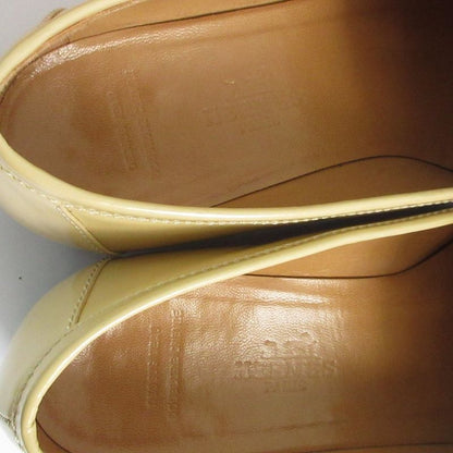 Hermes Destin Kelly Loafers Shoes 35 Beige
