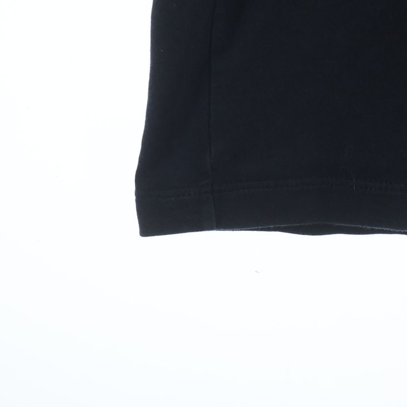 Celine Front Logo Crew Neck Short Sleeve T-Shirt Black