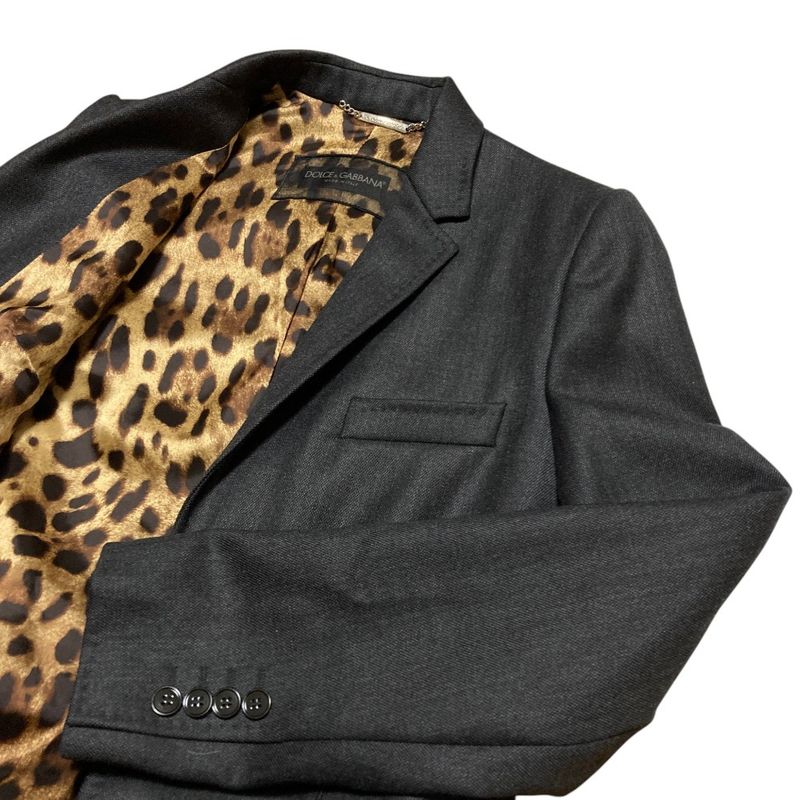 Dolce & Gabbana Lining Leopa Pattern le Gabardine Che Star Co to 40 Da Cugle