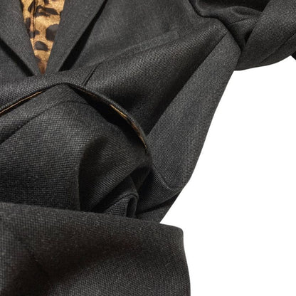 Dolce & Gabbana Lining Leopa Pattern le Gabardine Che Star Co to 40 Da Cugle