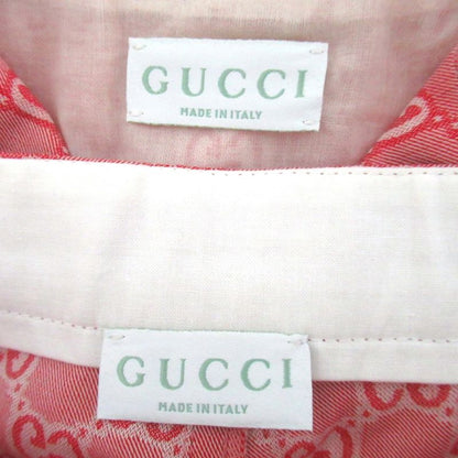 Gucci 25 SS GG Jaguar de Jacket Shaw Top Pants Set 8 130 59 Red Kids