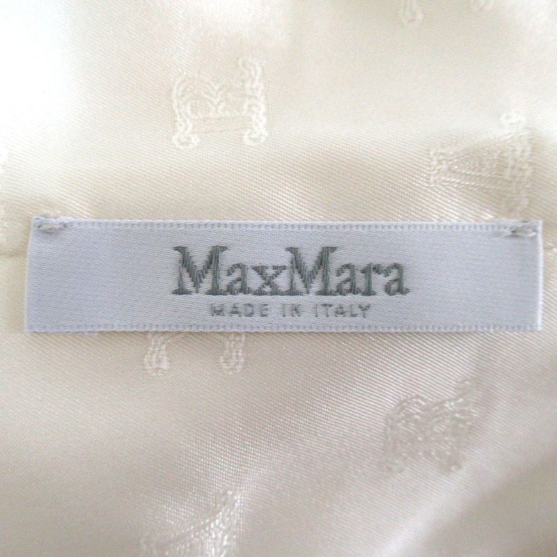 Max Mara Double Breasted Tailored Gilet Vest Ivory