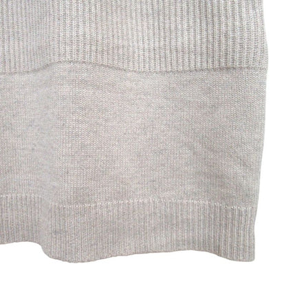 Max Mara Maxmara Cotton Cashmere Tunic Knee Length Knit Dress S 160 Beige