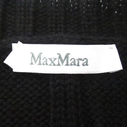 Max Mara Maxmara Docking Cable Knit Tunic Sweater M Black