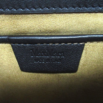 Max Mara Maxmara Small MM Crossbody Flap Shoulder Bag Beige Black