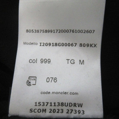 Moncler Sweatshirt Shirt Logo Patch M Black