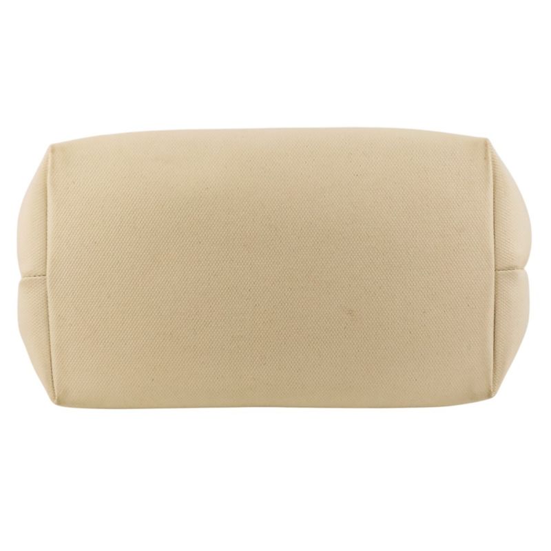 Celine Horizontal Cabas Tote Natural White