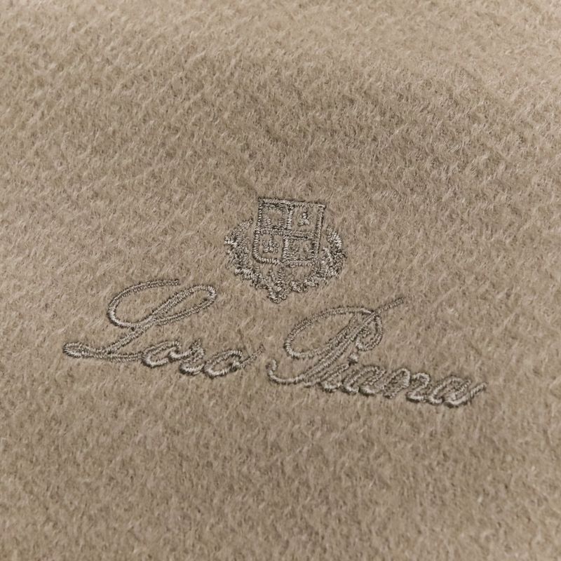 Loro Piana Cashmere Large Shawl Grey Scarf