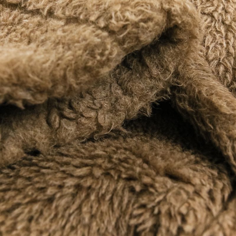 Max Mara Nuevo Teddy Bear Alpaca Cashmere Boa Coat XS Brown