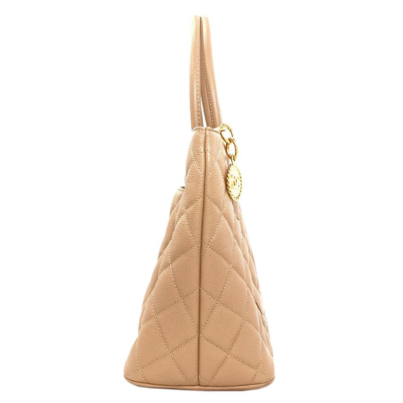Chanel Medallion Tote Gold Grained Calfskin