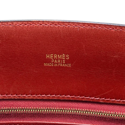 Hermes White Bath Gold Tote Box Calf
