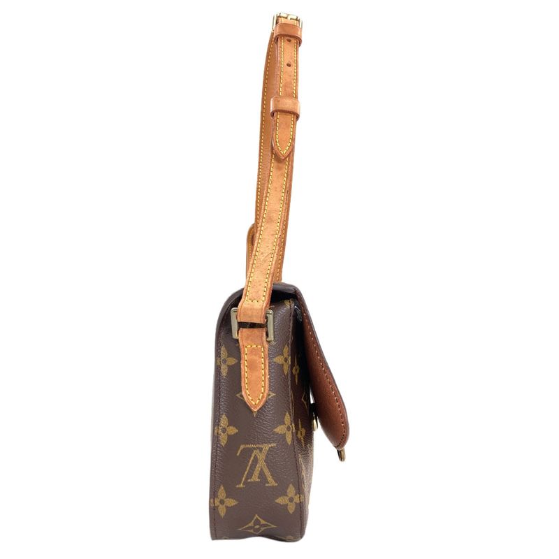 Louis Vuitton Mini Saint Cloud Shoulder Bag Monogram Canvas