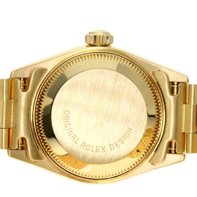 Rolex Datejust Diamond Watch 18k Yellow Gold