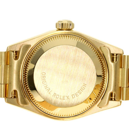 Rolex Datejust Diamond Watch 18k Yellow Gold