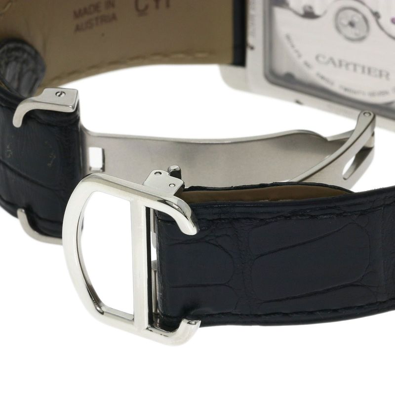 Cartier Tank MC LM Watch SS Leather