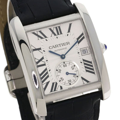 Cartier Tank MC LM Watch SS Leather