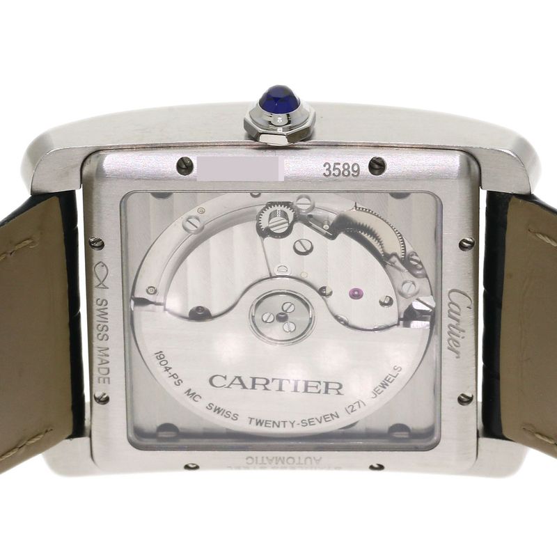 Cartier Tank MC LM Watch SS Leather